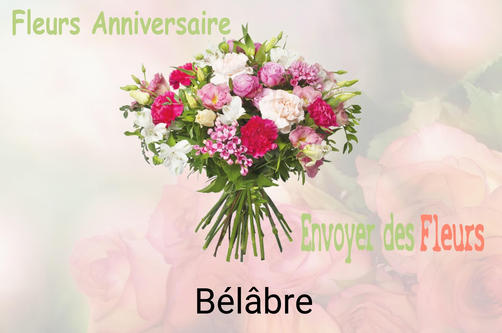 Bouquet de fleurs d’anniversaire livré à Bélâbre