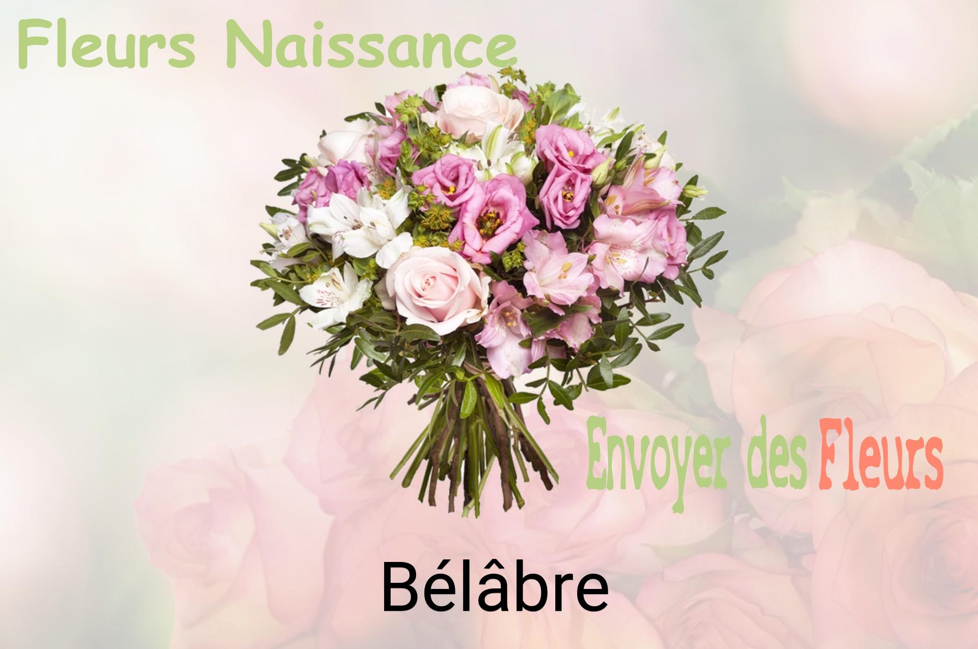 Bouquet de fleurs de naissance livré à Bélâbre